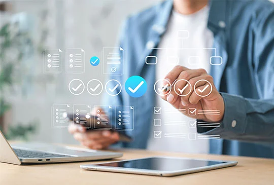 Illustration av att jämföra för att göra bäst val