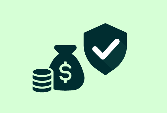 Bild med ikon för låneskydd